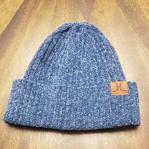 Blue Soft Knit Beanie